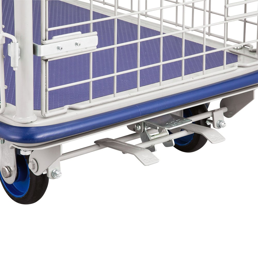 Double door dolly (1/2 opening and closing door) brake foot type KT-300F 1 piece