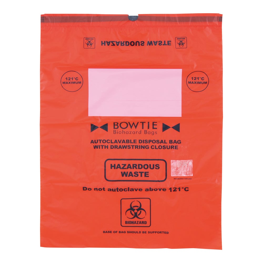 Biohazard Trash Can (BowTie™) Replacement Bags 45-60L 1 bag (100 pieces) A8001R 1 bag (100 pieces)