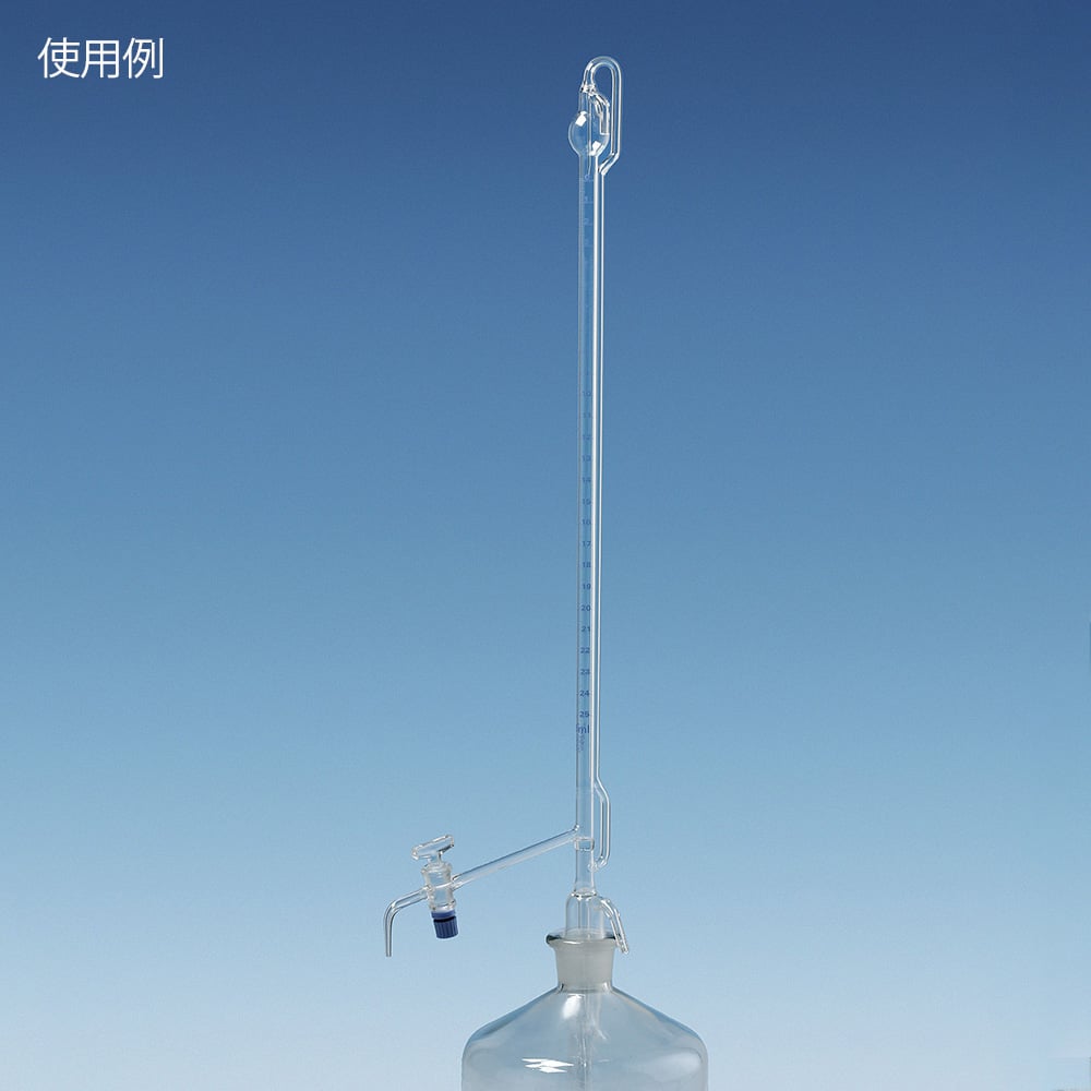 Auto Burette (Glass Cock) (Body only) 25mL 632436666623 1pc