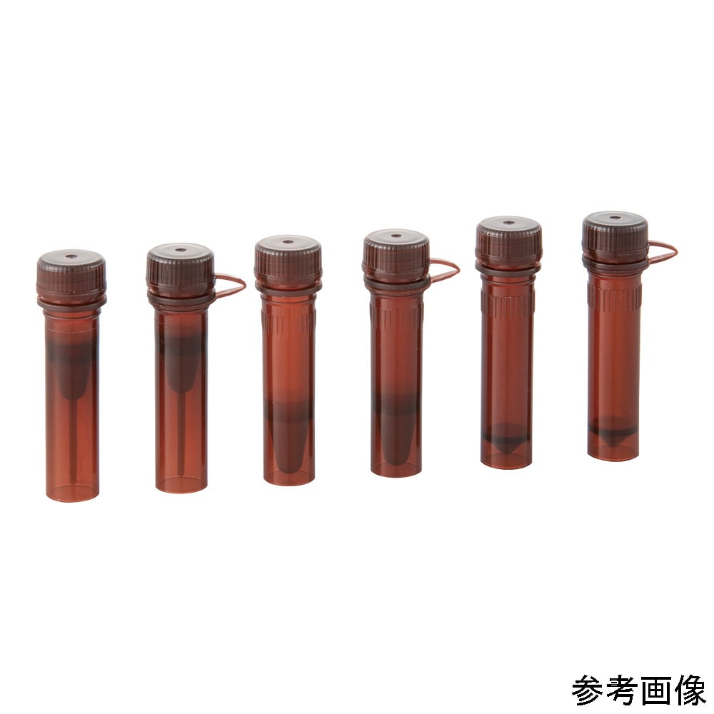 Light-proof screw cap tube (self-supporting type) Sterilized 1.5mL With cap fixing loop 1 box (500 pieces) 204168 1 box (500 pieces)