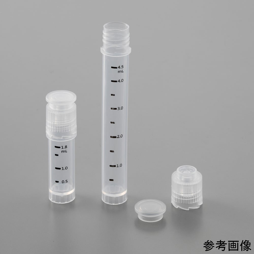 再開封防止キャップ付クライオバイアル（UnicoVial®）2mL γ線滅菌済み 1袋（10本入）　CS2-013-10 1袋(10本入)