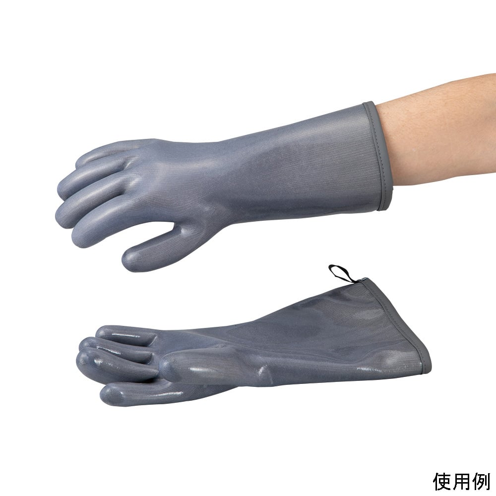 耐冷熱耐切創 シリコン手袋 グレー L　C28CSH/C30EW 1双