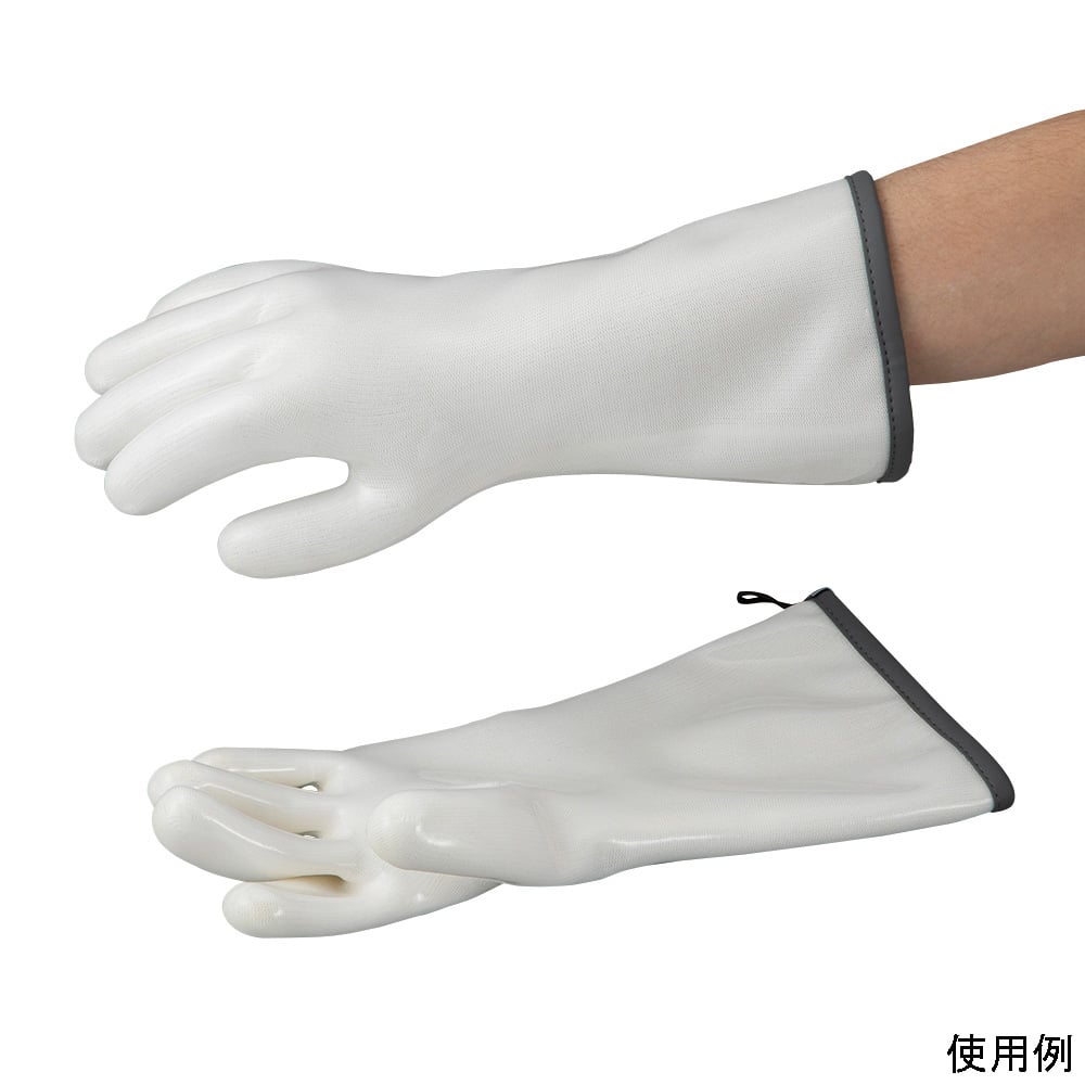 耐冷熱耐切創 シリコン手袋 ホワイト M　C28CSW/C30EW 1双