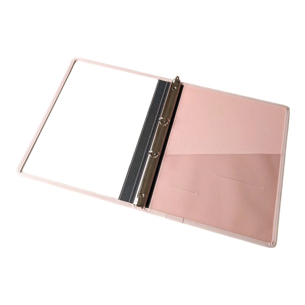 カルテブック（クリアータイプ） A4 2穴 ピンク 背幅30mm　SKC-430-2P 1冊