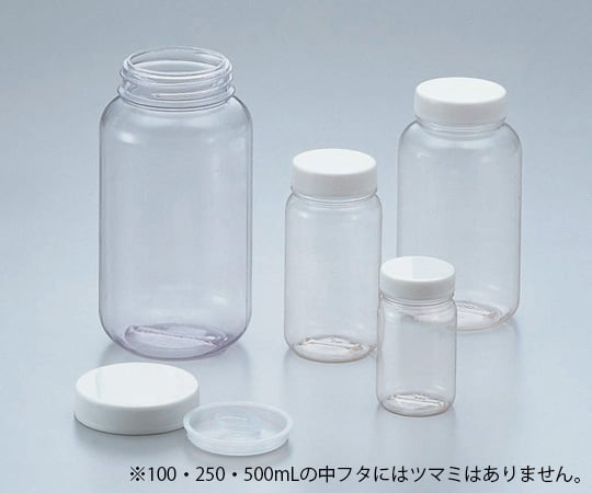Clear wide-mouth bottle (transparent vinyl) 1L x 1