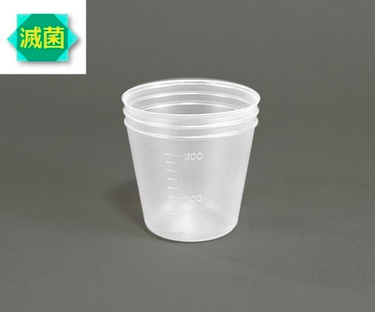 ディスポカップ（γ線滅菌済） 200mL 1袋（50個入）　V200-ST 1袋(50個入)