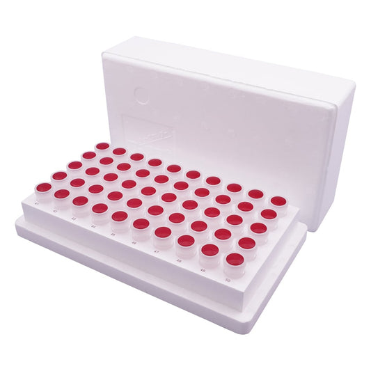Sample vial with holder, 5mL, 50 pieces, 1 box (50 pieces)