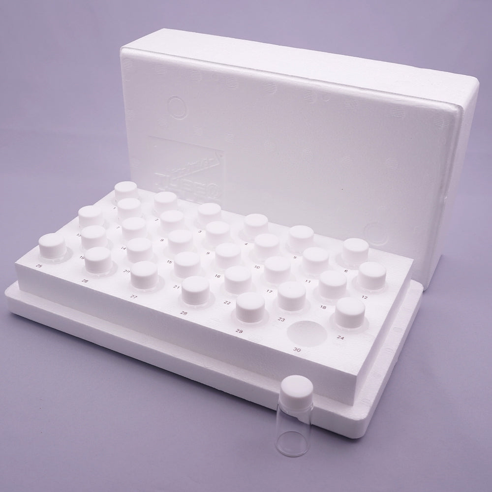 Screw vial with holder, 9mL, 30 pieces, 1 box (30 pieces)