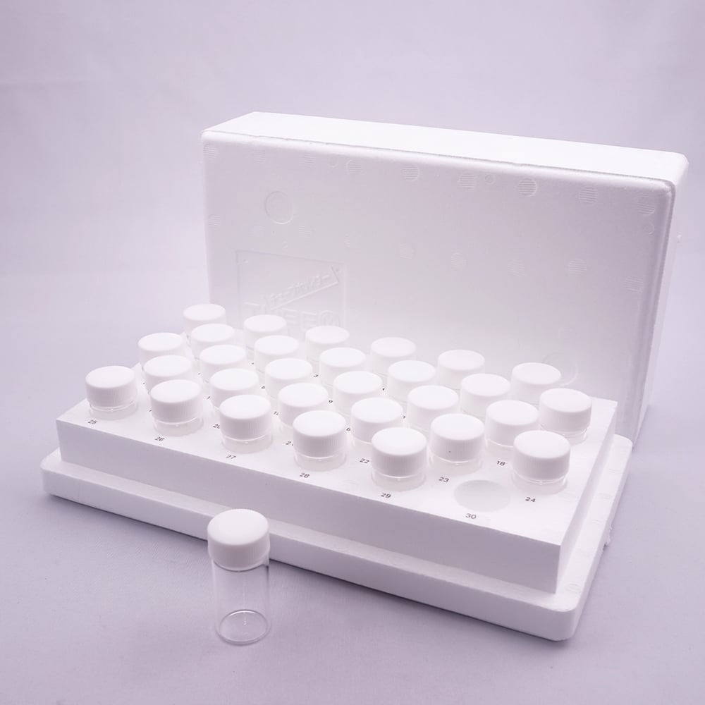 Screw vial with holder, 13.5mL, 30 bottles, 1 box (30 bottles)