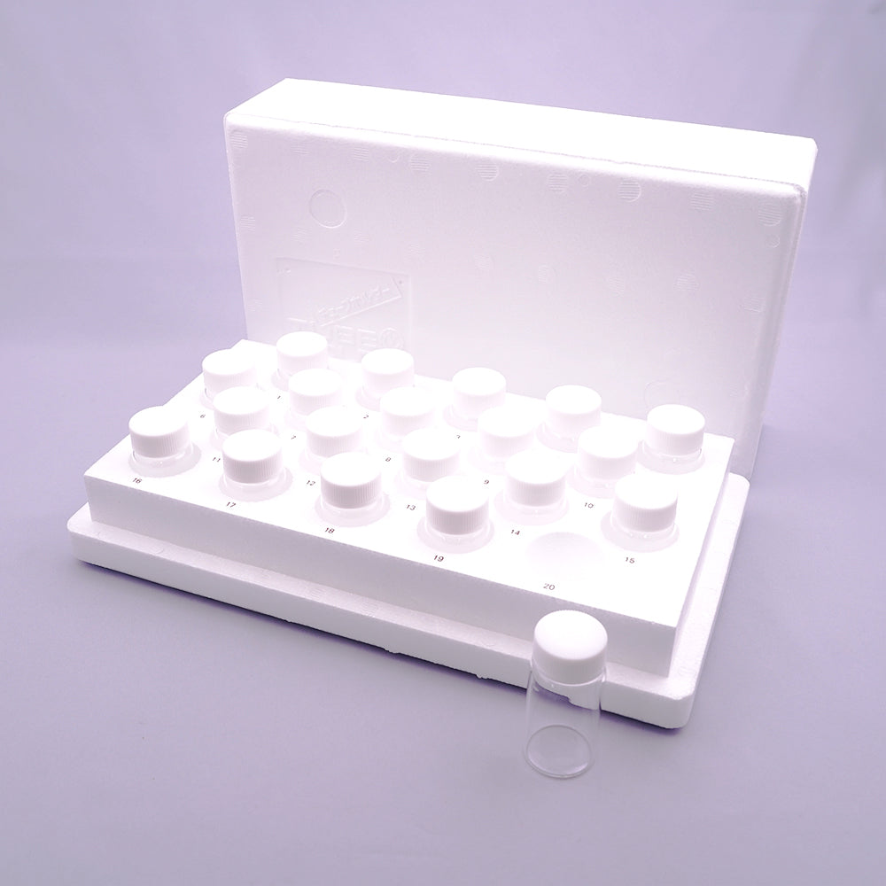 Screw vial with holder, 20mL, 20 bottles, 1 box (20 bottles)