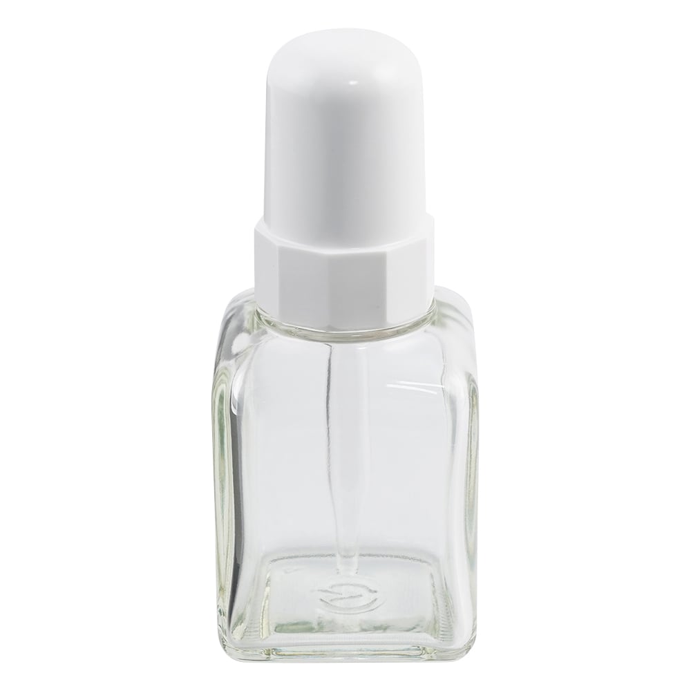 スポイド瓶(角型ガラス製)　120mL　透明 1本