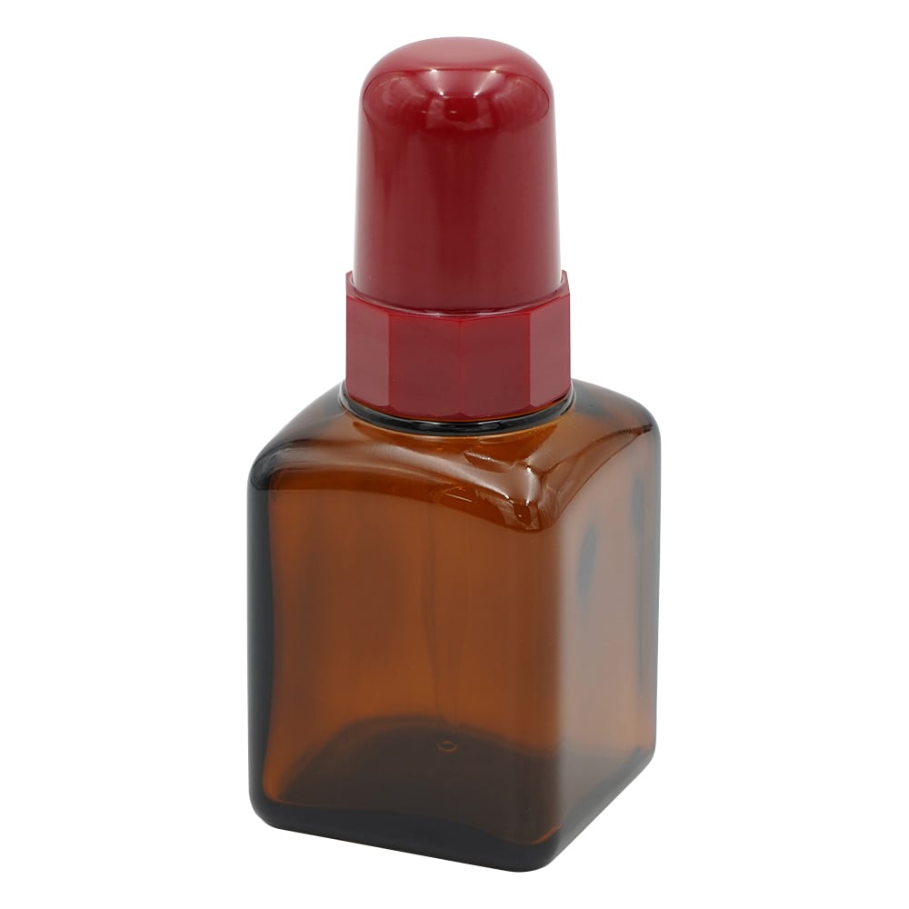 Dropper bottle (square glass) S-120, brown, 120mL, 1 bottle