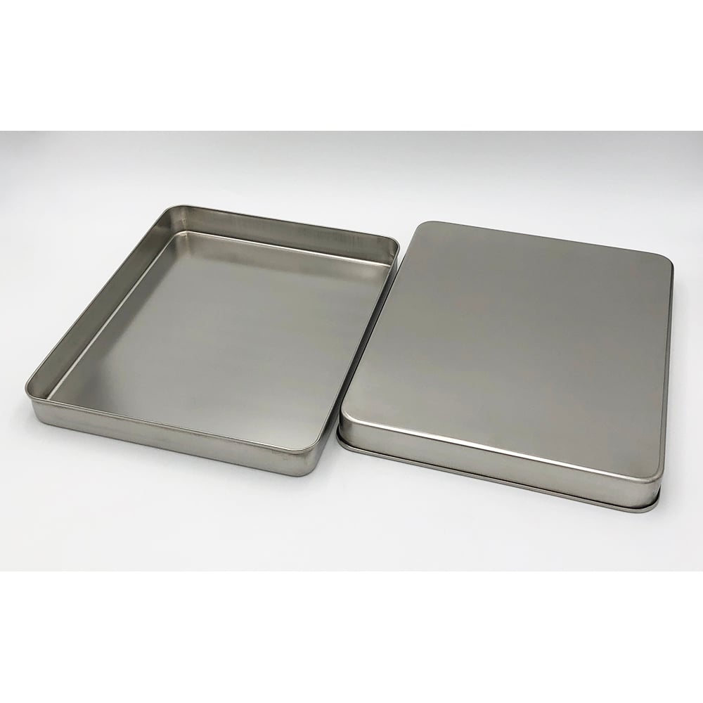 ステン蓋付バット　（360×300×41mm）　No.6 1個