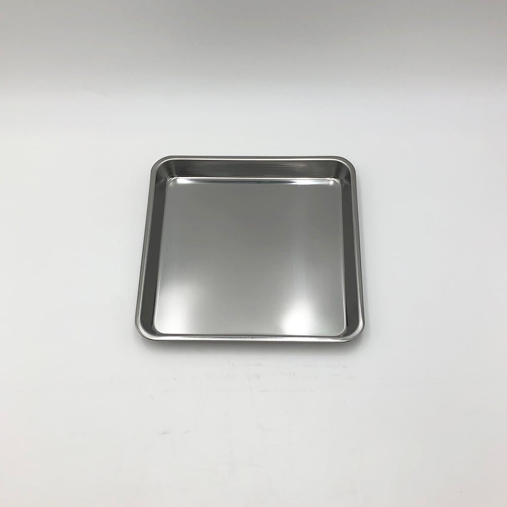 ステン正方皿　240×240×22mm　K‐0 1枚
