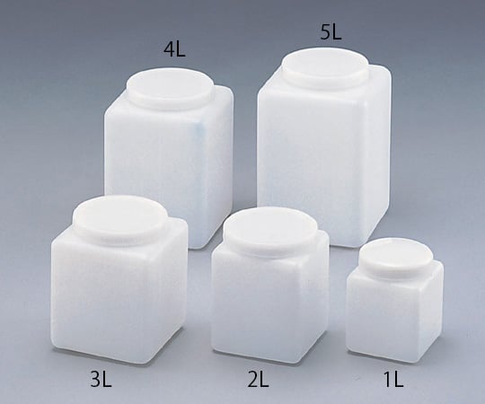 High-Rute Square Bottle (PE) 5L 5000 1pc/box
