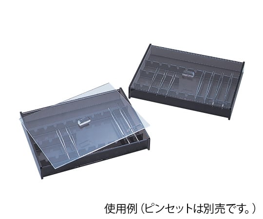 Tweezers case (with lid) 275 x 206 x 40 mm PC-1 1 piece