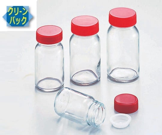 規格瓶SCC 14mL 100本入 （純水洗浄処理済み）　No.1 1箱(10本×10袋入)