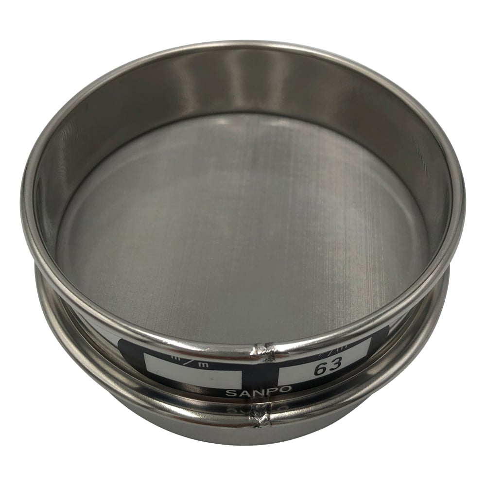 Stainless steel sieve φ75×20mm 63μm 1 piece