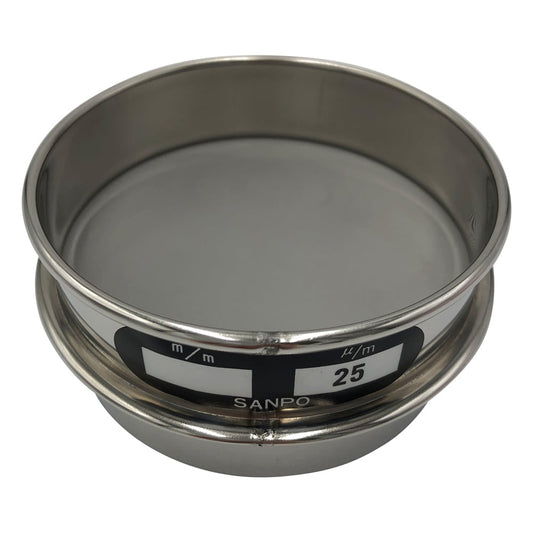 Stainless steel sieve φ75×20mm 25μm 1 piece