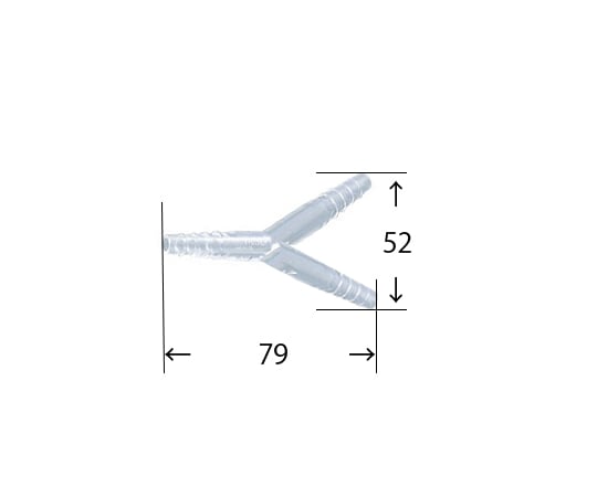 PPチューブジョイント　Y型　φ5～9mm　10個入　PY-M 1袋(10個入)