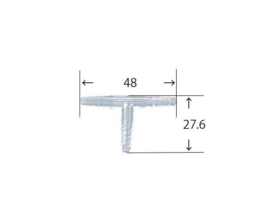 TPX®チューブジョイント　T型　φ3～5.5mm　10個入　TT-S 1袋(10個入)