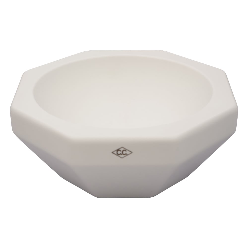 アルミナ角形乳鉢  170×φ130mm　ＨＤ-3 1個