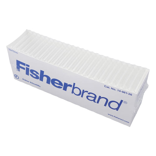 直口硼珪酸ガラスチューブ φ12×75mm 1ケース（250本×4箱入）　14-961-26 1ケース(250本×4箱入)