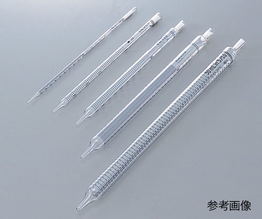 Disposable borosilicate glass pipette, short length (with cotton plug, sterilized), 25mL, 0.2mL graduations, 1 box (100 pieces x 2 boxes) 13-678-36D 1 box (100 pieces x 2 boxes)