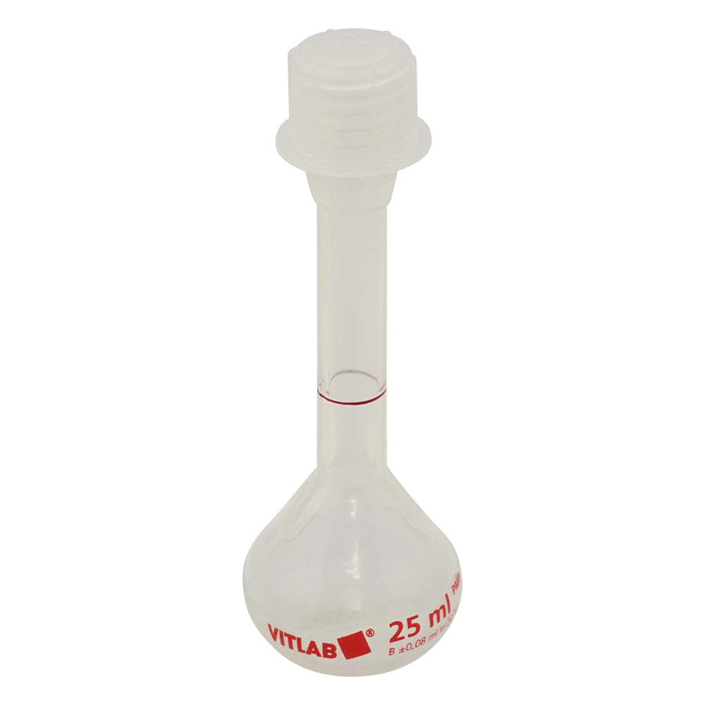 EM 유로 PMP 여성 플라스크 (캡 포함) 투명 25mL 671895 1개