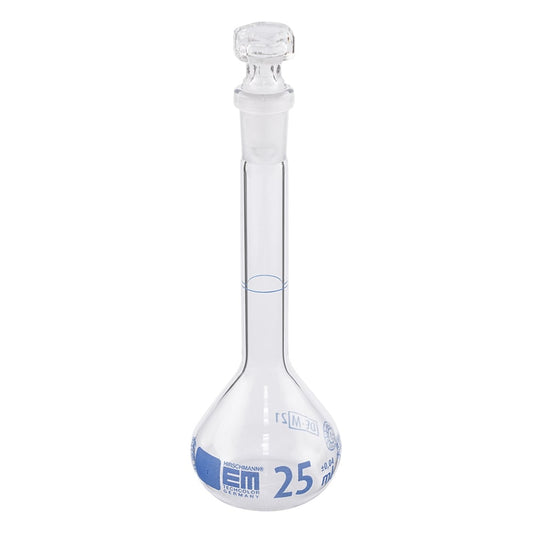 EM 유로 공전 부착 메스 플라스크 25mL 2820270 1개