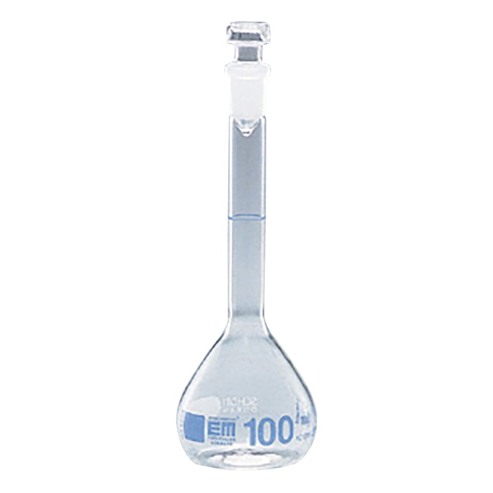 EM Euro stoppered volumetric flask 100mL 2820281 1pc