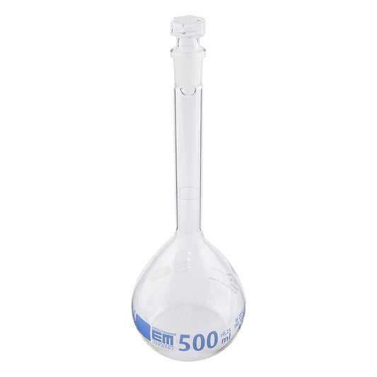 EM Euro stoppered volumetric flask 500mL 2820290 1pc