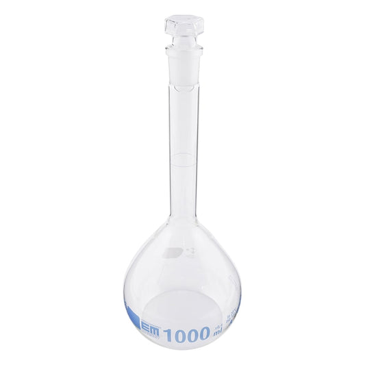 EM Euro stoppered volumetric flask 1000mL 2820293 1pc