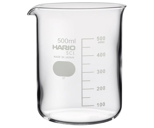 ビーカー　500mL　12個入　B-500 SCI 1箱(12個入)