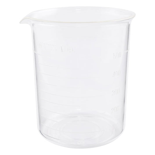 TPX beaker 500mL (without handle) 1pc