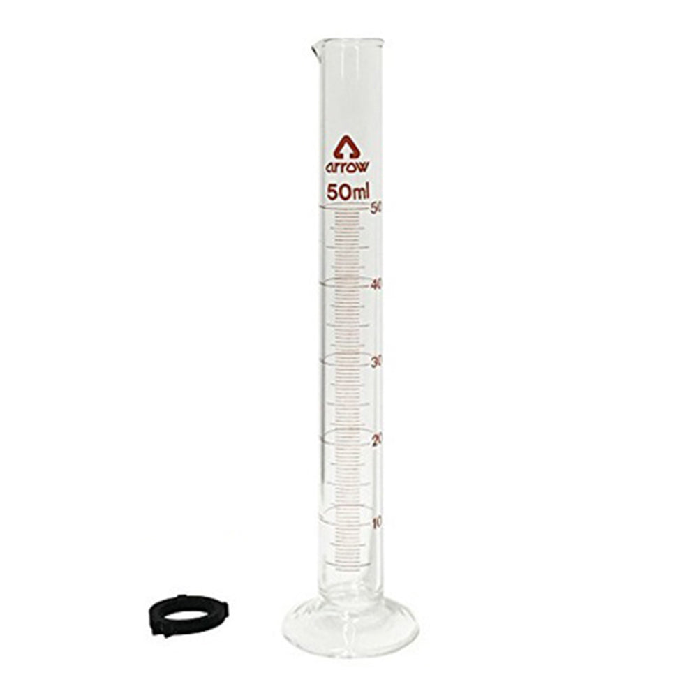 Graduated cylinder (hard glass) 50mL x 1