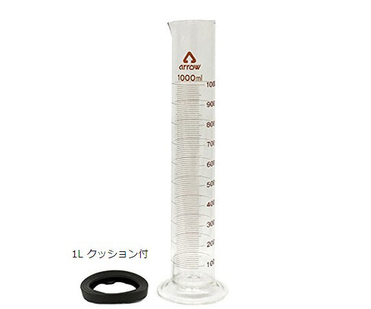 Graduated cylinder (hard glass) 1L x 1