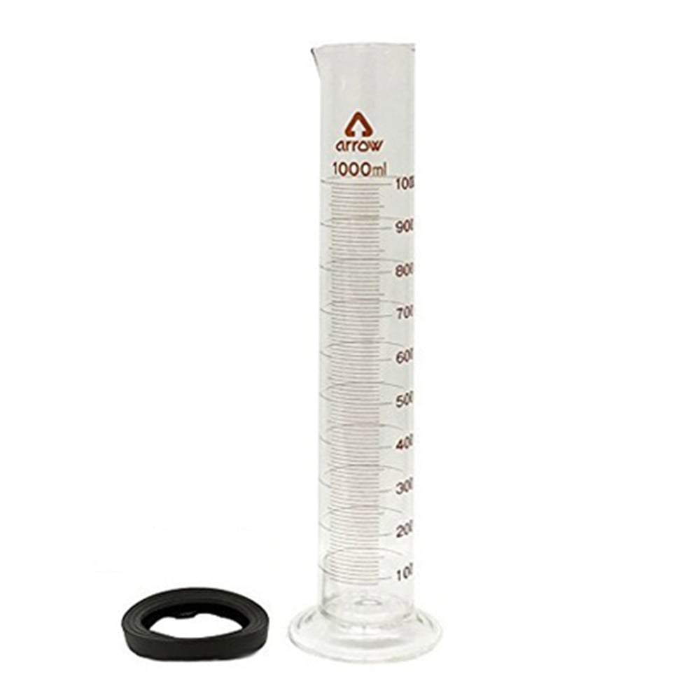 Graduated cylinder (hard glass) 1L x 1