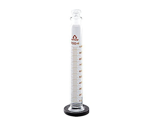 Measuring cylinder with stopper (hard glass) 100mL x 1