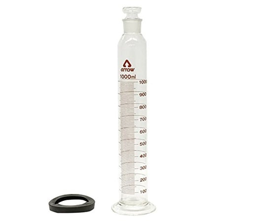 유전 암 실린더(경질 유리제) 1000mL 1개