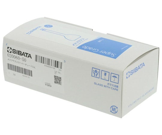 メスフラスコ（全量フラスコ・スーパーグレード）　透明　50mL　020060-50 1個