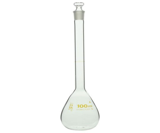 메스 플라스크(전량 플라스크・슈퍼 그레이드) 투명 100mL 020060-100 1개