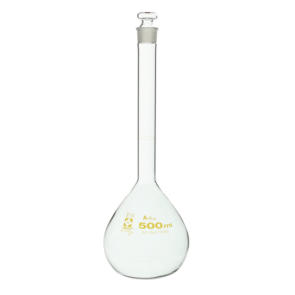 Measuring flask (volume flask, super grade) transparent 500mL 020060-500 1pc