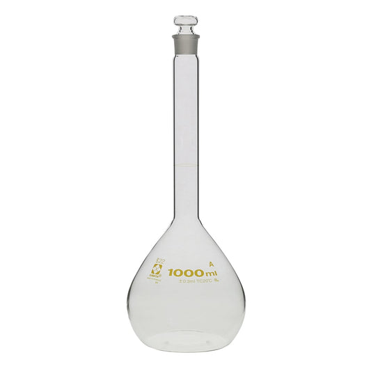 메스 플라스크(전량 플라스크・슈퍼 그레이드) 투명 1000mL 020060-1000 1개