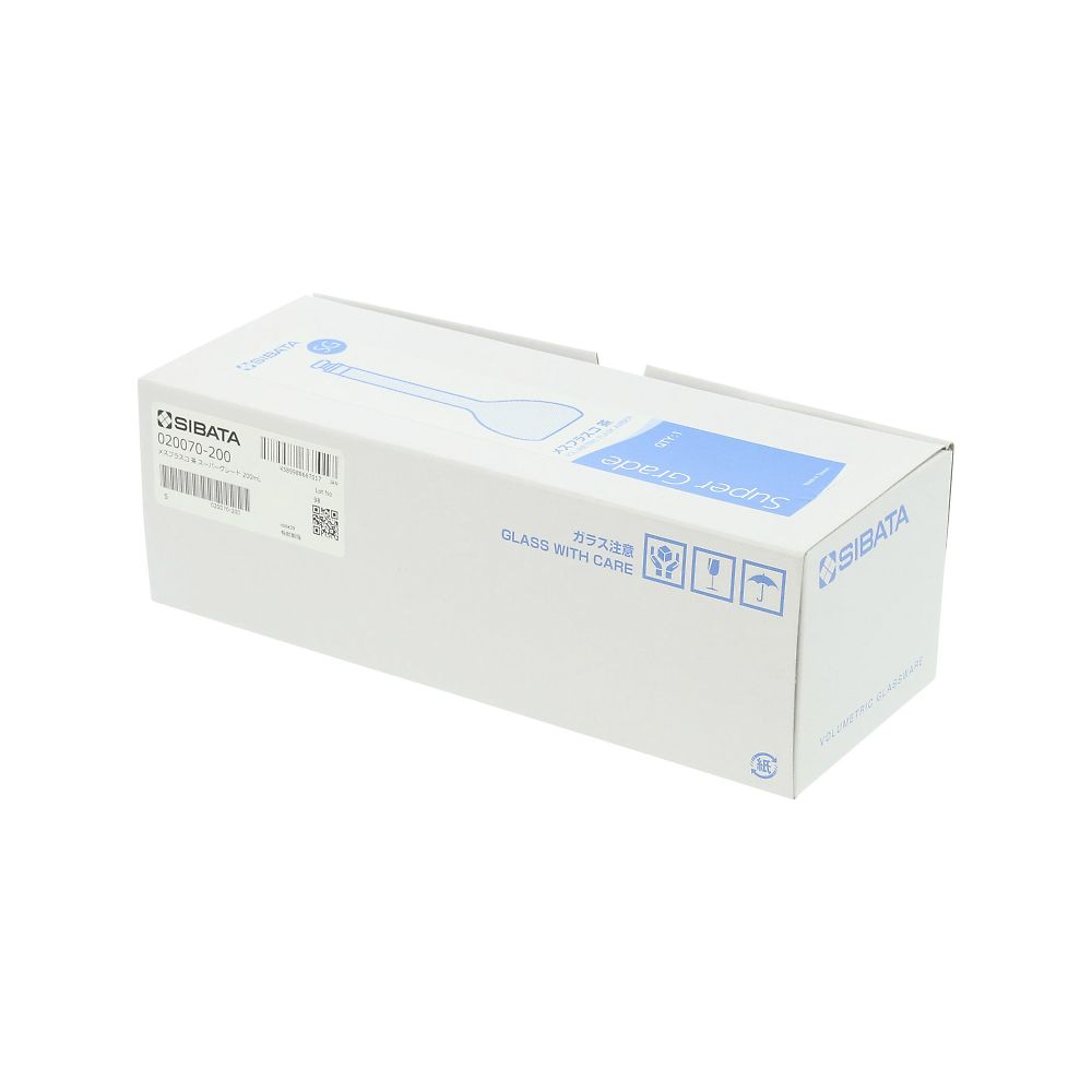 메스 플라스크 (전량 플라스크·슈퍼 그레이드) 차 200mL 1개