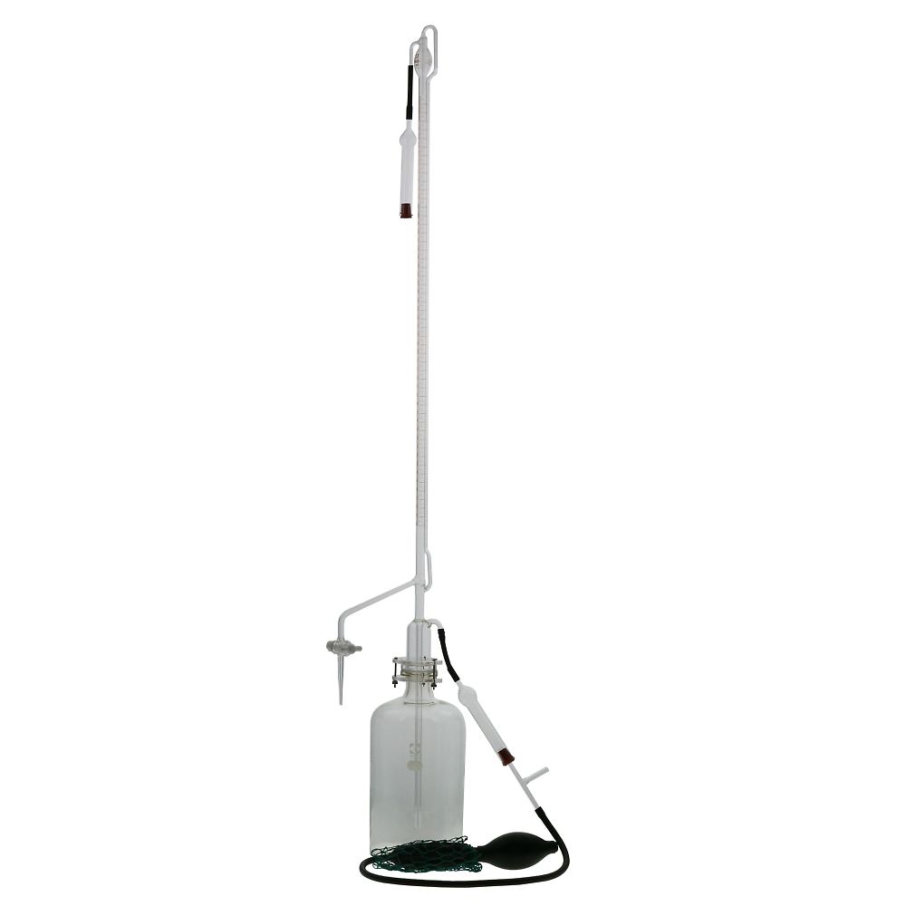 Automatic burette with PTFE cock, 50mL, 1 set