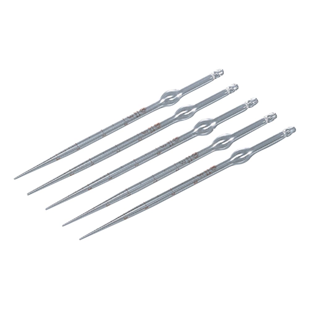 고마고메 피펫(보기 쉬운 인쇄 눈금·경질 유리제) 3mL 10개입 1상자(10개입)