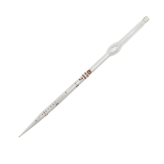 고마고메 피펫(보기 쉬운 인쇄 눈금·경질 유리제) 2mL 10개입 1상자(10개입)