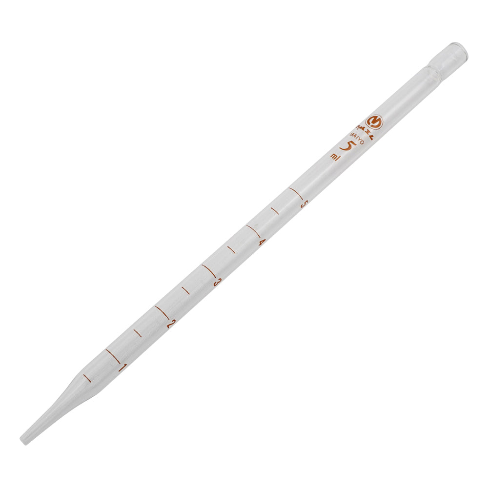 배양 피펫(보기 쉬운 인쇄 눈금·경질 유리제) 5mL 10개입 1상자(10개입)