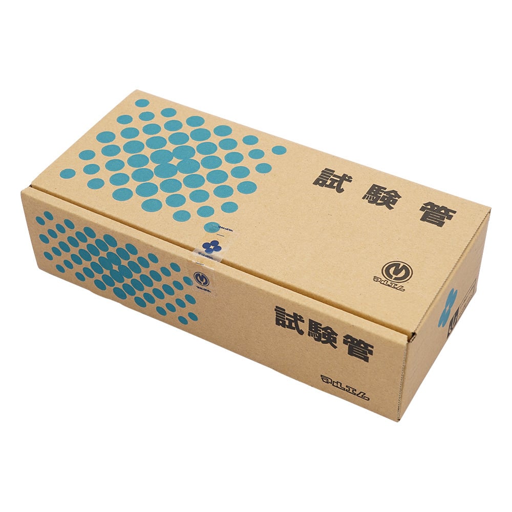 試験管（リップ付） φ12×105mm 1箱（100本入）　A-ウィダール 1箱(100本入)